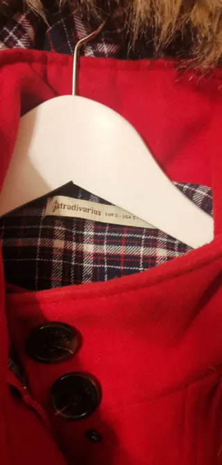 Chaqueta juvenil roja talla S