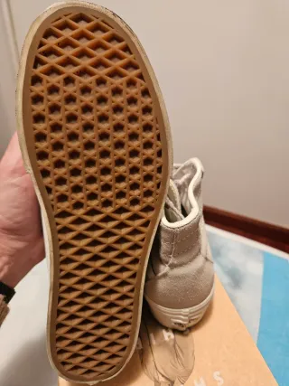 Vans cremas piel talla 39