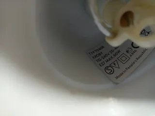 2 Lámparas Salón/Comedor Plata y Blanco