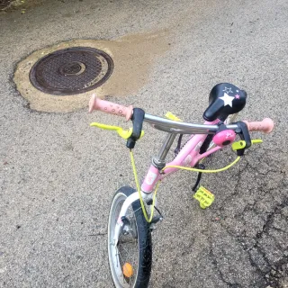 Bicicleta infantil rosa