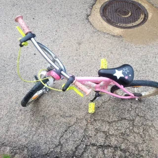 Bicicleta infantil rosa