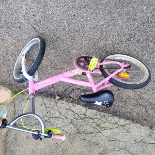 Bicicleta infantil rosa