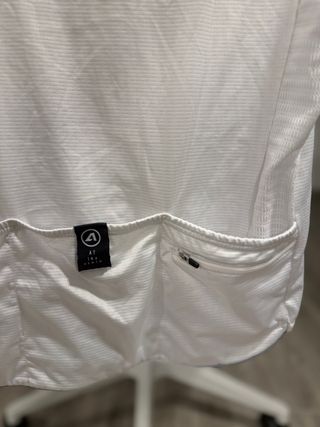 Maillot Ciclismo Atika Talla L Blanco