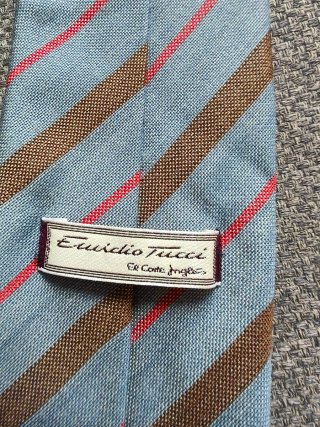 Corbata Seda Emilio Tucci Rayas