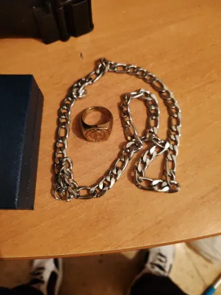 Lote Cadena, Pulsera y Anillo