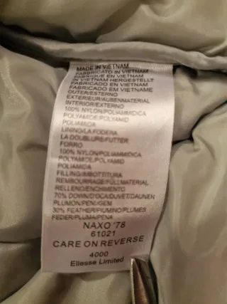 Chaqueta Ellesse Monterosa 1978