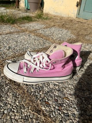 Converse All Star Rosa Alte come nuove