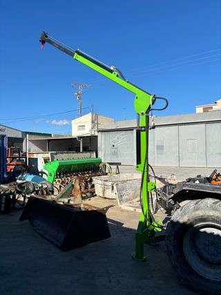 Pluma hidráulica agrícola