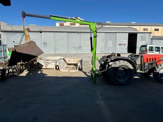 Pluma hidráulica agrícola