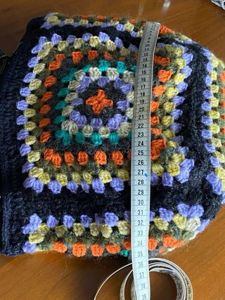 Bolso de crochet multicolor