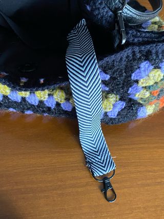 Bolso de crochet multicolor