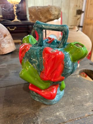 Botijo antiguo cerámica valenciana