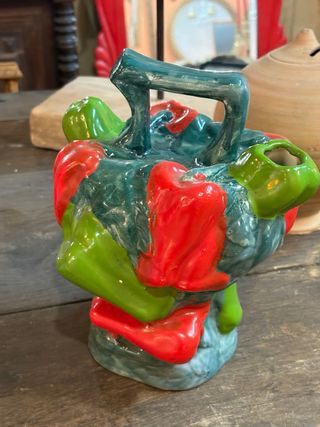 Botijo antiguo cerámica valenciana