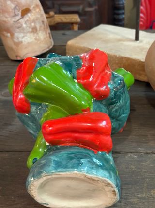 Botijo antiguo cerámica valenciana