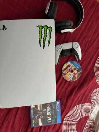 Consola PS5 Edición Disco Blanca