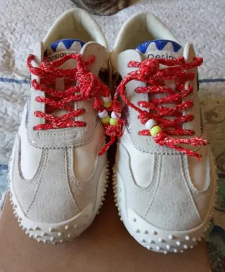 Zapatillas Desigual Blancas Multicolor