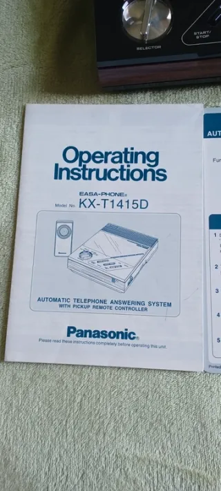 Panasonic KX-T1415D - Segreteria Telefonica