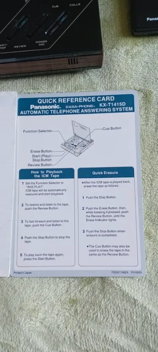 Panasonic KX-T1415D - Segreteria Telefonica