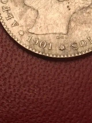 Moneda Alfonso XIII 1901