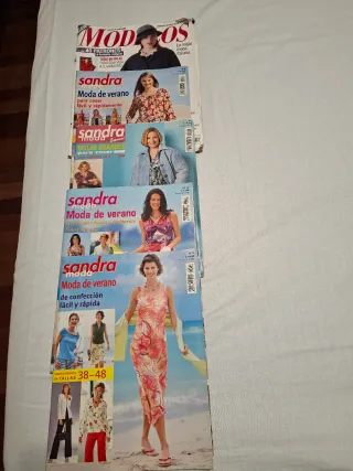 Revista patrones burda, 10 € el lote