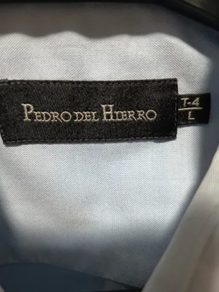 Camisa Pedro del Hierro Azul Talla L talla 4 Nuevo