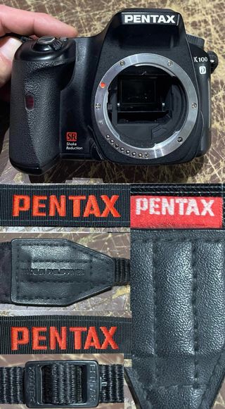 Cámara Pentax K100D + Objetivo 50-200mm