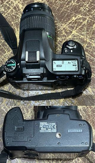 Cámara Pentax K100D + Objetivo 50-200mm