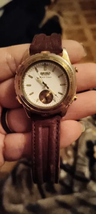 Reloj Seiko Quartz World Timer