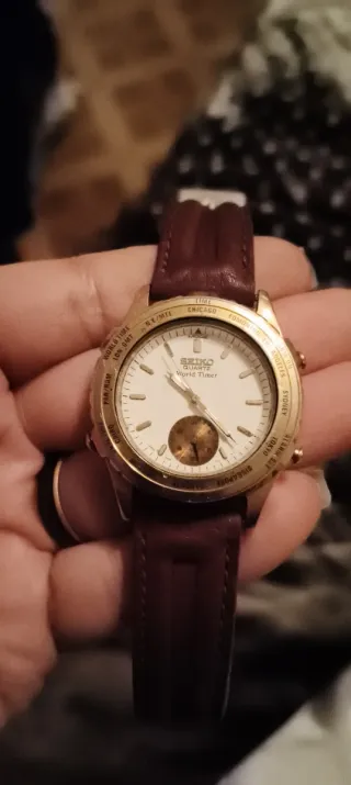 Reloj Seiko Quartz World Timer