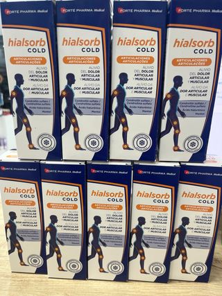 Lote de 9 Cremas Hialsorb Cold Forte Pharma