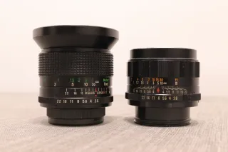 Fujica ST801 + 2 objetivos + Carl Zeiss Jena 50mm