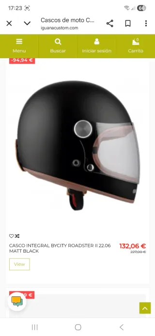 Casco Moto By City Integral Talla S