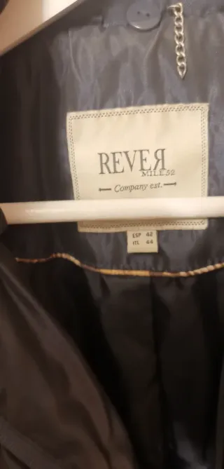 Parka azul marino mujer talla 42