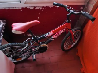 Bicicleta Infantil Roja y Negra