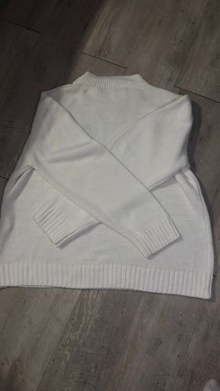 Jersey Ami Paris Blanco Corazón Negro