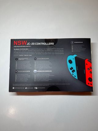 Mandos Gioteck JC-20 para Nintendo Switch.