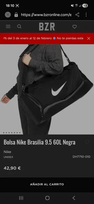 Mochila Nike Negra y Rosa