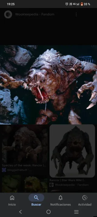 Figura Rancor Star Wars