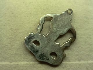 Medalla Antigua Religiosa El Pilar Metal