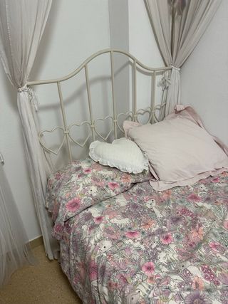 Cama dosel 90x190 cm + colchon NUEVO!!