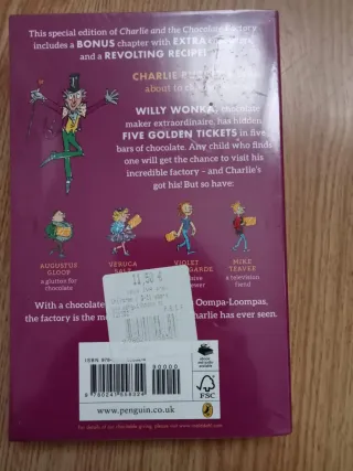 ROALD DAHL Charlie and the chocolate factoty