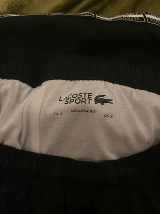 Chándal Lacoste Negro