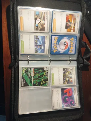 Álbum Cartas Pokémon Team Rocket casi completo