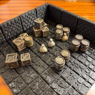 Pack D&D Bodega: Barriles, Cajas y Sacos. DND