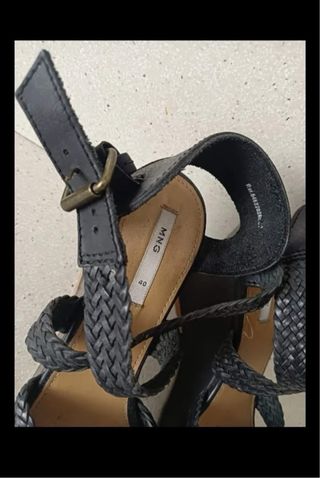 Sandalias MANGO piel