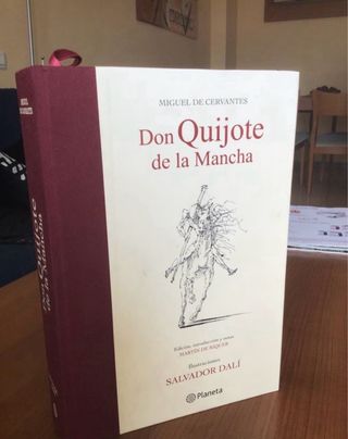 Don quijote con ilustraciones de Salvador Dalí