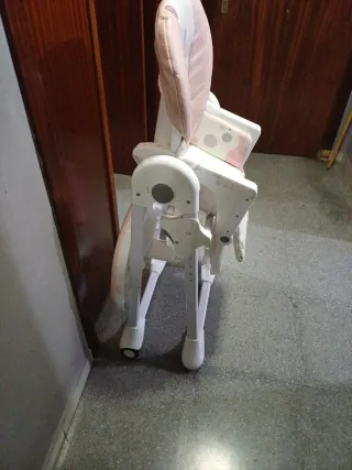 Trona para bebé con estampado de círculos