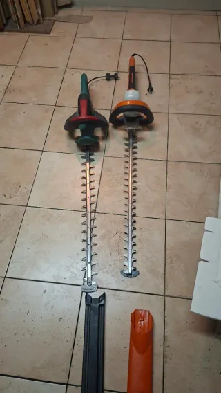 Cortasetos Eléctrico Naranja y Verde