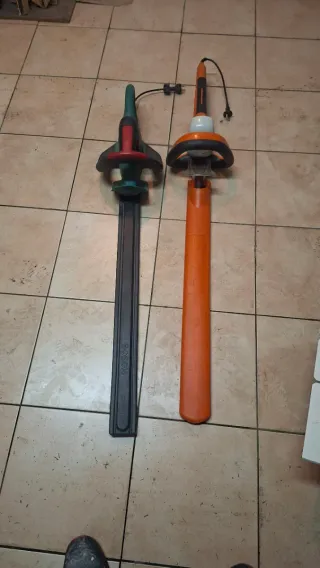 Cortasetos Eléctrico Naranja y Verde