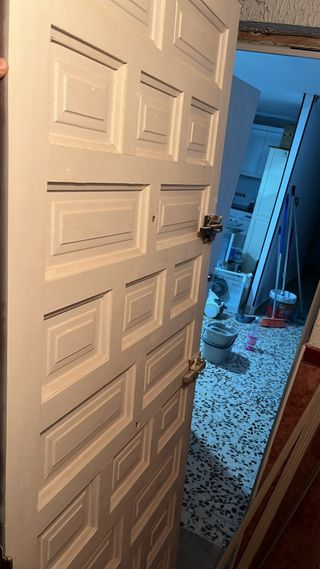 Puerta exterior madera